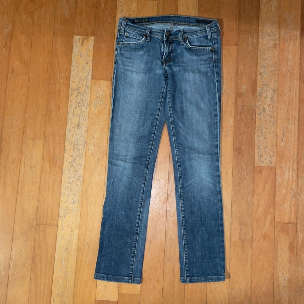 Citizens of Humanity Avedon #133 Low Waist Stretch Stive Pipe Medium Wash 28